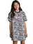 Zebra Daze Relaxed Tee Dress Kız Çocuk Elbise 2