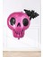 Pembe kuru kafa folyo balon yarasa kuru kafa halloween süsleri folyo balon 1