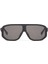 Hm 1672 C4 Maske Mat Siyah Unisex Güneş Gözlüğü 2