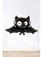 Sevimli yarasa halloween folyo balon siyah 1