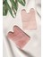 Pembe Kuvars Guasha Kare Model 4