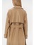 Mai Layton Camel Deri Trençkot 5