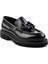 Siyah Antik Erkek Loafer Ayakkabı E01901494141 3