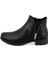 Karlee Siyah Kadın Aerocomfort Fermuarlı Deri Bot 5
