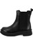 Alexis Siyah Kadın Lastikli Deri Chelsea Bot 3