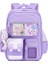 Love Home Büyük Kapasiteli Çocuk Sırt Çantası - Mor (Yurt Dışından) 1