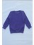 Unisex Çocuk Sarı Basic Içi Polarlı Örme Kalın Sweatshirt 1