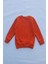 Unisex Çocuk Sarı Basic Içi Polarlı Örme Kalın Sweatshirt 2