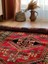 131X190 cm Harika Renkli Çiçek Desenli El Dokuma Geleneksel Yün Kilim 4