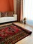 131X190 cm Harika Renkli Çiçek Desenli El Dokuma Geleneksel Yün Kilim 5