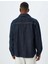 Kot Gömlek Ceket Oversize Cep Detaylı Pamuklu - Koton - 5WAM50011ID - Koyu Indigo - M 2