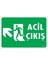 Acil Çıkış Uyarı Levhasi 25X35 Kod: 947 1