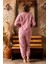 Tam Peluş Kışlık Kadın Pijama Takımı- Polar Yılbaşı Pijaması 2