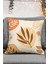 Bohem Temalı Bohem Boho Art Design Kahverengi Krem Renklerde 4'Lü Kırlent Kılıfı Ve Runner Seti 2