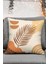 Bohem Temalı Bohem Boho Art Design Kahverengi Krem Renklerde 4'Lü Kırlent Kılıfı Ve Runner Seti 4