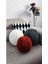 3- Lü Top Kırlent / Yastık 1 Büyük Ekru/ Yastık 1 Büyük Antrasit / 1 Küçük Kiremit ( 42cm / 25cm) 1