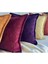 Vişne Corduroy Kare Kırlent Kılıfı Fitilli Kadife 43 X 43 Cm , Iskandinav , Bohem , Yumuşak Dokulu 5