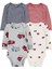 Erkek Bebek Uzun Kollu Body Set 4'lü Paket 1