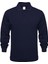 Polo Yaka Lacivert Uzun Kol Sweatshirt 1