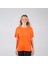 BafacoTekstil %100 Pamuklu Turuncu Basic T-Shirt Erkek / Kadın 1