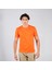 BafacoTekstil %100 Pamuklu Turuncu Basic T-Shirt Erkek / Kadın 5