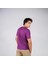 BafacoTekstil %100 Pamuklu Mor Basic T-Shirt Erkek / Kadın 6