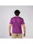 BafacoTekstil %100 Pamuklu Mor Basic T-Shirt Erkek / Kadın 7