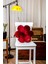 Dekoratif Bordo Renk Iç Dolgulu Kırlent Çiçek Yastık 42*42 Cm 1