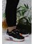 Fanto Siyah Pudra Rahat Sneaker Kadın Ayakkabı 1