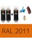 2 Adet Sprey+1 Adet Vernik Doymuş Turuncu RAL-2011 Sprey Boya Seti 400 Ml+Zımpara+Kağıtbant+Eldiven 1