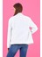 Kadın Maya Beyaz Renkli Denim Jean Ceket 4