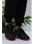 Wılmo Pu Siyah Kırmızı Sneaker Erkek Spor Ayakkabı 2
