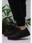 Wılmo Pu Siyah Kırmızı Sneaker Erkek Spor Ayakkabı 3