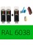 2 Adet Sprey+1 Adet Vernik Floresan Yeşil RAL-6038 Sprey Boya Seti 400 Ml+Zımpara+Kağıtbant+Eldiven 1