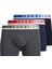 Jack Jones Jackarım Solıd Trunks 3 Pack Erkek Kırmızı Boxer 12263890-17 1