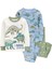Küçük Erkek Çocuk Pijama Set 4'lü Paket 1