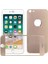 Bufalo iPhone 6 Plus Metal Kenarlı Ön+Arka Cam Ekran Koruyucu Gold 1
