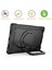 Samsung Galaxy Tab A8 10.5 (2021 2022) 360 Derece Dönen Tekme Standı Pc Silikon Koruyucu Omuz Askılı Tablet Kılıfı (Yurt Dışından) 4