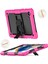Samsung Galaxy Tab A8 10.5 (2021 2022) Kick Stand Kalınlaştırılmış Pc Silikon Düşmeye Dayanıklı Omuz Askılı Tablet Kılıfı (Yurt Dışından) 3