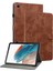 Samsung Galaxy Tab A9 Sevimli Kaplan Baskılı Pu Deri Kart Tutucu Standı Tablet Kılıfı (Yurt Dışından) 1