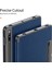 Samsung Galaxy Tab S7 tab S8 Pu Deri Üç Katlı Stand Otomatik Uyku uyandırma Tam Vücut Koruyucu Kalem Tutucu Flip Case Tablet Kılıfı (Yurt Dışından) 5