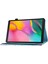 Samsung Galaxy Tab A 10.1 (2019) T510 T515 Desen Baskı Pu Deri Kart Yuvaları Elastik Bantlı Stand Çiçek Tablet Kılıfı (Yurt Dışından) 3