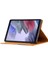 Geometrik Desen Kart Yuvaları Deri Samsung Galaxy Tab A7 Lite 8.7 INÇ T220 T225 Tablet Kılıfı (Yurt Dışından) 5