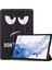 Samsung Galaxy Tab S9 Pu Deri Desen Baskı Üç Katlı Stand Akıllı Otomatik Uyku uyandırma Bana Dokunma Tablet Kılıfı (Yurt Dışından) 1
