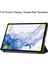 Samsung Galaxy Tab S9 Pu Deri Desen Baskı Üç Katlı Stand Akıllı Otomatik Uyku uyandırma Bana Dokunma Tablet Kılıfı (Yurt Dışından) 4