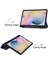 Sabit Üç Katlı Stand Deri Standı Samsung Galaxy Tab S7 T870 S8 Kalem Yuvası Tablet Kılıfı (Yurt Dışından) 3
