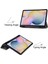 Sabit Üç Katlı Stand Deri Standı Samsung Galaxy Tab S7 T870 S8 Kalem Yuvası Tablet Kılıfı (Yurt Dışından) 3