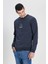 Regular Fit Normal Kesim Bisiklet Yaka Antrasit Sweatshirt 2