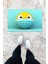 Dijital Baskı Maskeli Emoji Desen Kapı Önü Paspası 1