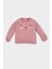 Kız Bebek Bisiklet Yaka Baskılı İçi Yumuşak Tüylü Sweatshirt D7207A524WN 1